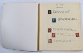 A mostly used GB stamp collection on album pages from 1840 1d black (2 margins) to Queen Elizabeth