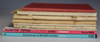 Motorcycle books and magazines including 1921 and 1922 Olympia show Motor Cycle issues, Motor-