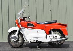 1963 Ariel Leader 250cc two stroke twin cylinder motorcycle, registration number AHP 519A, with V5c.