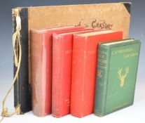 Bailey’s Hunting Directory 1924-25 and 1951-52 being 2 volumes with Diaries & Hunt Maps, in gilt
