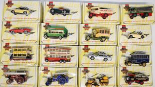 Sixteen Matchbox Collectibles diecast model cars to include, 1956 Austin-Healey, DYB04-M, 1962 Aston
