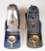 Two Record woodworking block planes comprising No 09 1/2 and 018