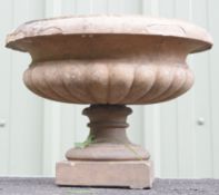 Fulham's Terracotta, London pedestal jardiniere, diameter 46cm