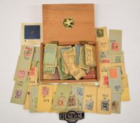 'General' enamelled bus driver cap badge together with a large quantity of railway tickets for Great