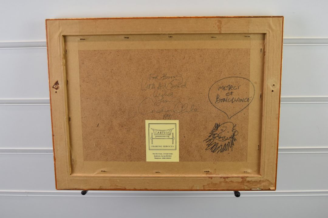 Graham Clarke (born 1941) signed limited edition (29/75) multiple portrait 'La Queue', signed and - Image 5 of 8