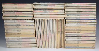 Eighty-nine issues of Analog science fiction magazine, contributors include John Brunner, William E.