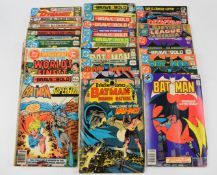 Twenty-six bronze age Marvel and DC comics to include Detective Comics #400 1st appearance of Man-