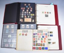 Queen Victoria to Queen Elizabeth II mint and used stamp collection in five folders / stockbooks