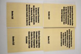 Four books relating to transport accidents and disasters, by Books LLC, including aviation and