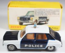 Dinky Toys diecast model Simca 1100 Police with black and white body and tan interior, 1450, in