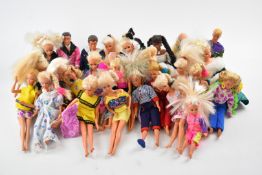 Twenty-seven Barbie and Sindy dolls, mostly 80's and 90's together with a selection of original