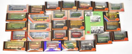 Twenty-nine Gilbow Exclusive First Editions (EFE) diecast model buses to include Leyland Atlantean