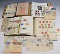 A collection of Australia stamps in a well filled stockbook with early issues, mint blocks etc,