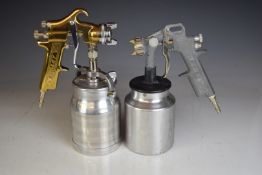 Air and other tools including gas heater, engine lift beam, polisher and a creeper