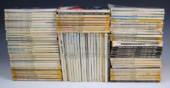 Eighty-six issues of Analog science fiction magazine, contributors include Poul Anderson, Colin