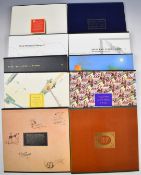 Twenty GB yearbooks with contents along with various Davo, locomotive philatelica albums /