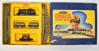 Hornby Dublo 00 gauge model railway EDG16 Tank Goods Train set, in original box.