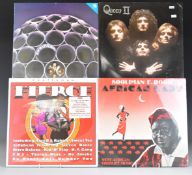 Approximately 90 albums including Queen, Deep Purple, The Rolling Stones, Steve Miller, Led