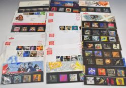 Small selection of GB presentation packs and first day covers