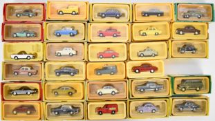 Twenty-nine Lledo Vanguards diecast model cars to include Austin A35 Saloon, Rover 2000, VW