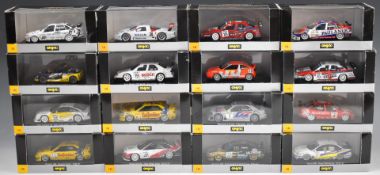 Sixteen Minichamps Paul's Model Art 1:43 scale diecast model cars to include BMW M3 Paris Match