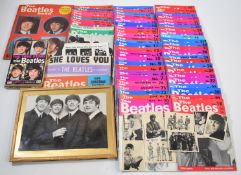 A collection of Beatles ephemera comprising Beatles Book Monthly including Special Repeat Edition