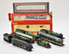Six Hornby, Mainline and Lima 00 gauge locomotives to include BR and LNER.