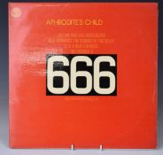 Aphrodite's Child - 666 (6673001) spaceship label, records appear at least VG with slight wear to