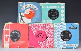 Approximately 250 singles, mostly 1960s