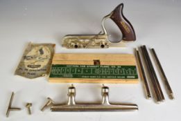 Stanley No 50 combination woodworking plane, with cutters, in original box