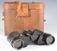 Cased pair of Bridlington RNLI interest binoculars, with presentation inscription dated 1921 to