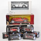 Eleven diecast model sports cars to include vehicles from the Shell Classico collection, all in