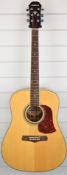 Aria AW 55 acoustic guitar made from Engelmann spruce and mahogany