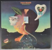 Nick Drake - Pink Moon (ILPS 9184) record side 1 VG, side 2 has soft radial lines especially
