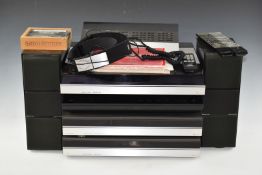 Bang & Olufsen 5500 stereo system comprising Beogram, Beomaster, Beocord, master control panel, Form