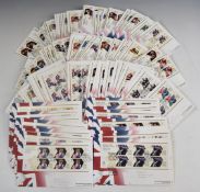 The London Olympic 2012 Collection on first day covers, in four envelopes