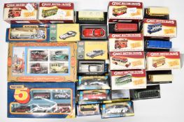 A collection of diecast model cars to include Matchbox, Maisto, Burago and Atlas Editions, all in