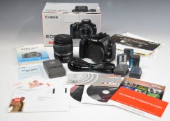 Canon EOS 400D digital camera with 18-55mm 1:3.5-5.6 lens, in original box with charger, batteries