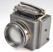 Ernemann 4.5 x 6cm single lens reflex medium format camera fitted with Ernostar 1:1.8 f=10.5cm lens,