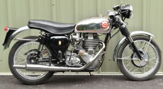 1955 BSA Goldstar 500cc motorcycle, registration number WBH 239, with V5c. Having had two previous