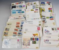 A large collection of GB first day covers with much duplication and some world first day covers