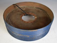 Pair of Bugatti type 37 or 40 vintage car brake drums