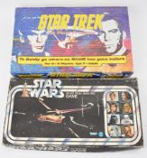 Two Sci-Fi themed board games comprising Star Wars Escape From The Death Star by Kenner and Star