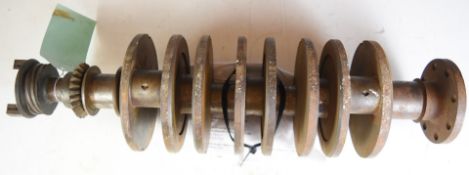 Bugatti type 37 or 40 crankshaft, with crack test report