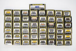 Forty-nine Graham Farish N gauge model railway private owner wagons, all in original boxes.