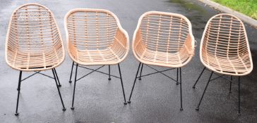 Four garden chairs