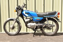 1990 Yamaha RXS 100 motorcycle, registration number H697 VGC, with V5c, the history folder