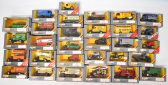Thirty Corgi Classics diecast model cars, trucks and lorries to include 1929 Thornycroft Van Lyons