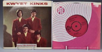 The Kinks - Long Tall Sally (7N15611) and Kwyet Kinks (NEP 24221). Both appear Ex