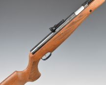 Weihrauch HW77K .177 under-lever air rifle with adjustable trigger, chequered semi-pistol grip,